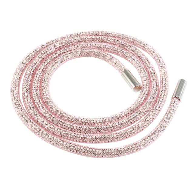 6MM X 120CM Rhinestone Rope Crystal Rope Pink Mesh White Diamond $21.87 ...