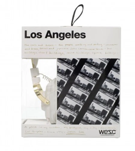 WeSC Premium White Los Angeles Maraca Headphones Jason Lee B405731001 LA NIB