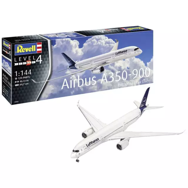 Revell 03881 Airbus A350-900 Lufthansa New Livery Flugmodell Bausatz 1:144