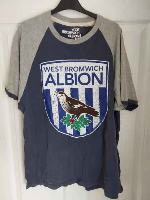 West Bromwich Albion football t shirt XL large crest official merchandise