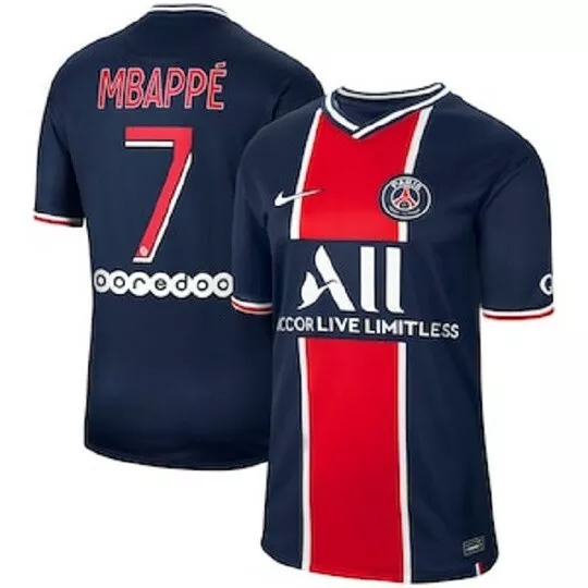 MAILLOT PSG 2021 Mbappé enfant Taille 12/14 Ans Soit 155 cm +short +  chaussettes EUR 38,50 - PicClick FR