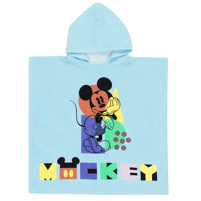 Accappatoio Poncho Per Bambini | Asciugamano Spiaggia Con Cappuccio Motivi Cari - 120x60cm