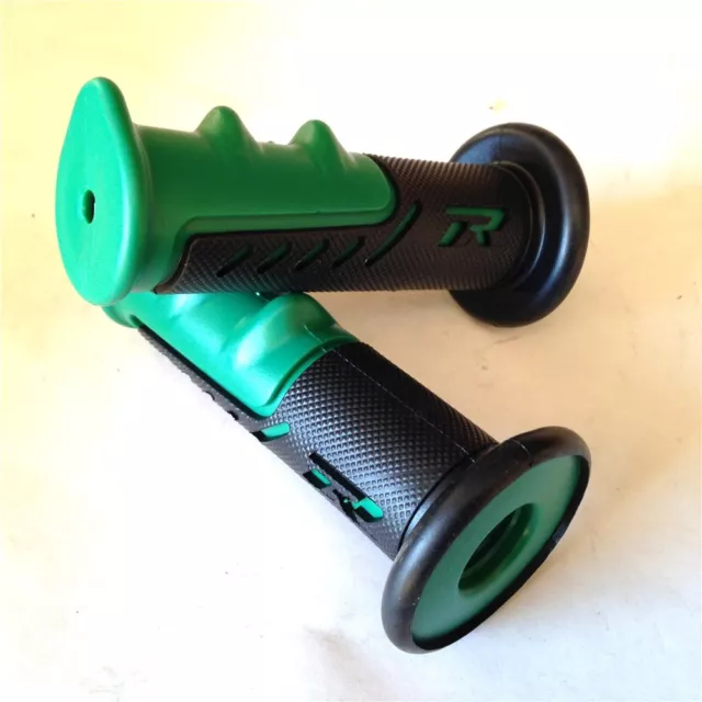 7/8" Green "R" Engraved Hand Grips YAMAHA 600R R1 ATV QUAD  JET SKI