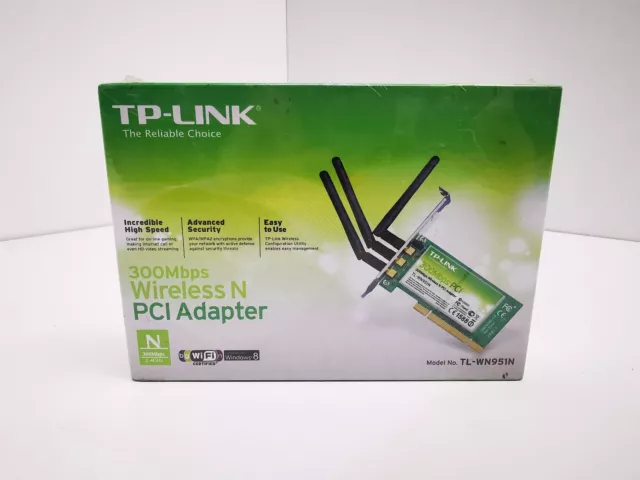 Brand New TP-Link TL-WN951N WiFi Card - 300Mbps