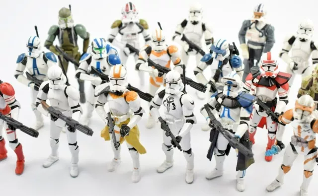8Pcs Star Wars Weapon Lightsaber For 3.75'' Figure Clone Trooper