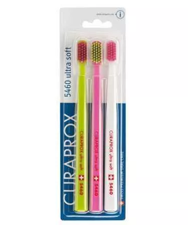 Curaprox 5460 Ultra Soft Toothbrush Trio Pack