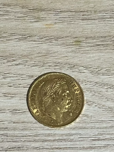 Pièce Or de 20 Francs Napoléon III