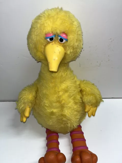 VINTAGE 1986 IDEAL Talking Big Bird Sesame Street Story Magic Plush ...
