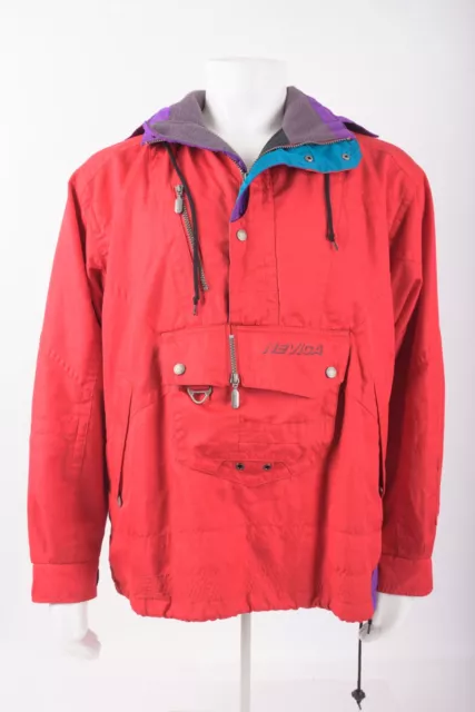 VINTAGE NEVICA MENS 80s 90s Ski Snowboard Jacket Coat Size M Red ...