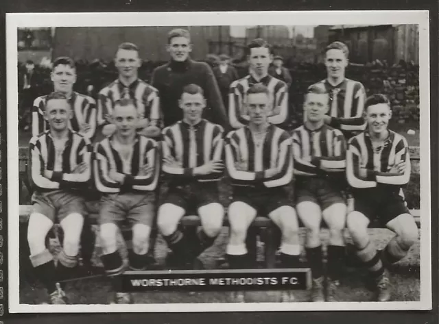 Ardath-Fotokarten A Lancs Fussball 1936 (Lf110) - #028- Worsthorne Methodists Fc