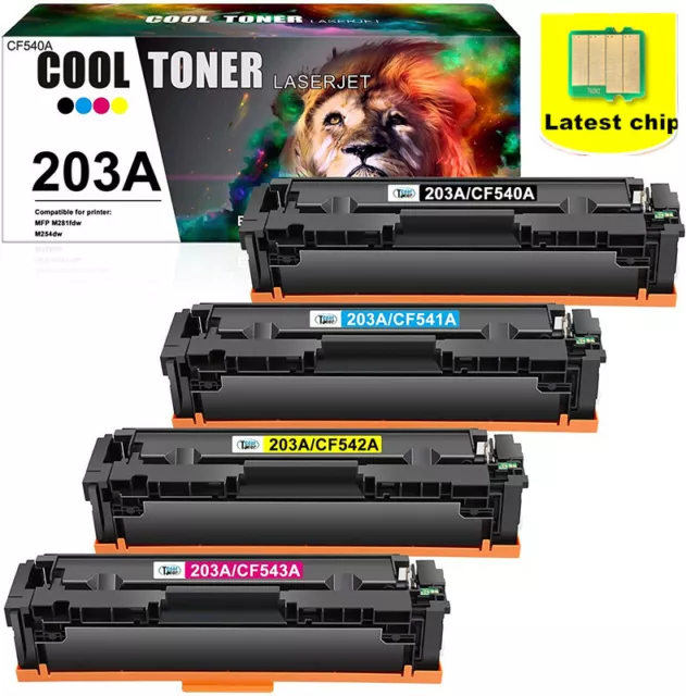 Toner Compatible for HP color laserjet pro M254dw MFP M281fdw 203A CF540A