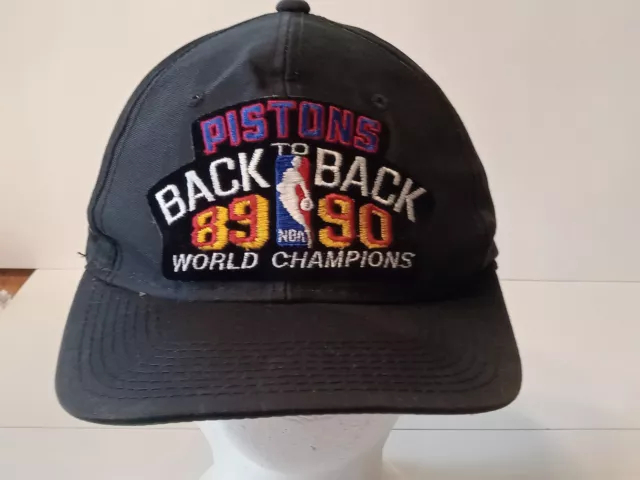 Detroit Pistons Vintage 1989 1990 Back To Back Snapback – ABC Vintage