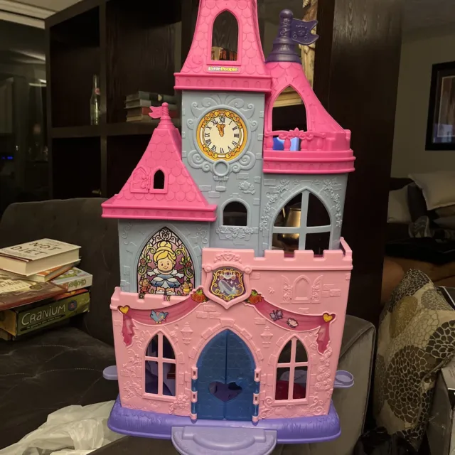 Fisher- Little People Disney Princess Magical Wand Palace Playset(no characters)