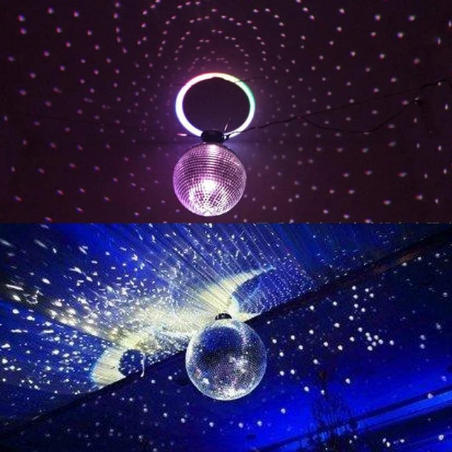 Set Of 6Pcs Glass Mirror Ball Disco Lighting Kit For Home Stage Club Dance Party