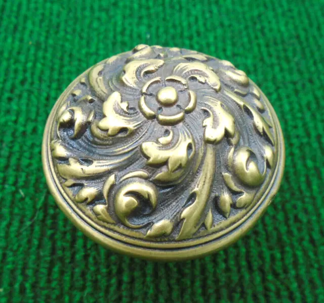 Yale & Towne 'Hondo' Cast Brass Door Knob:  Blumin E-12900 Nice!  (11311-20)