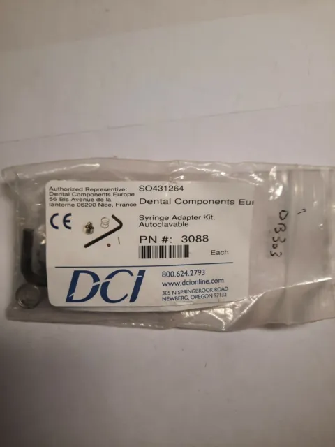 Kit d'adaptateur de seringue, Autoclavable DCI 3088