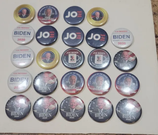 Lot Of 24 2020 Joe Biden Presidential Campaign Button Pin Pins