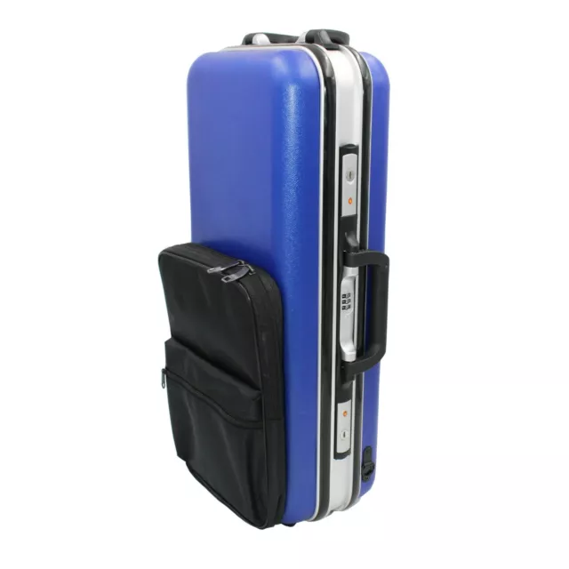 Eastern music light weight hard shell PC Alto Saxophone Case in solid blue color