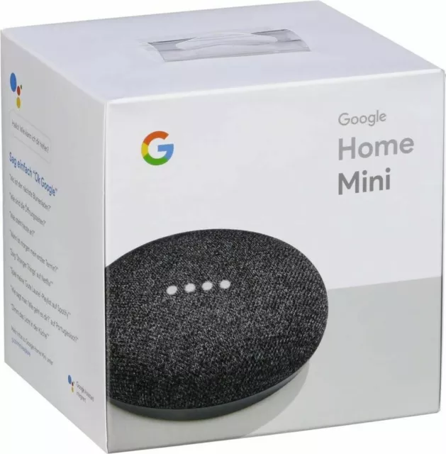 Google Home Mini Smart Speaker with Google Assistant Charcoal Brand New Sealed