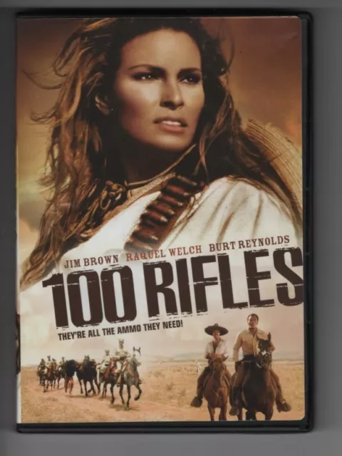 100 Rifles (DVD, 1969) Raquel Welch-Burt Reynolds-Jim Brown FREE SHIPPING