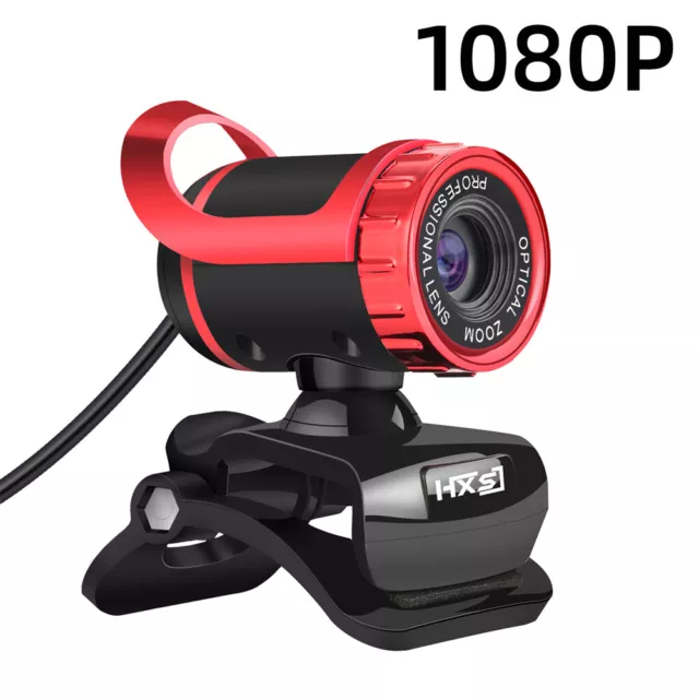 1080P HD Webcam USB Computer Web Camera For PC Laptop Desktop With Microphone