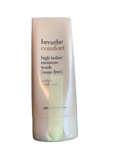 Bath Body Works Breathe Comfort High Lather Moisture Wash Soothing Vanilla Milk