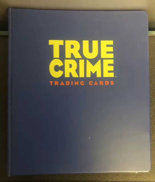 True Crime Series 1 & 2 Complete Card Set 1-110  w/BINDER - Eclipse 1992 - Mint