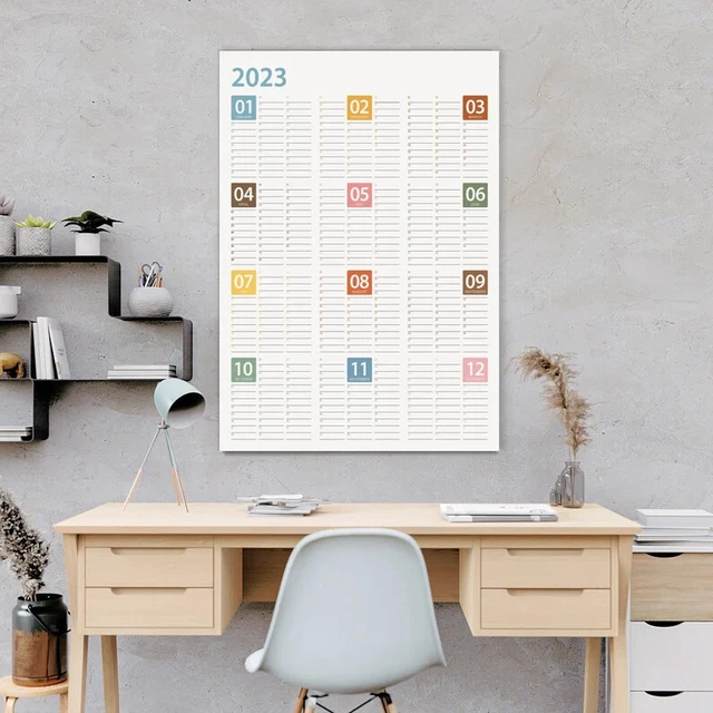2023 WALL PLANNER, 2023 Monthly Planner, 2023 Wall Calendar, 2023 Year