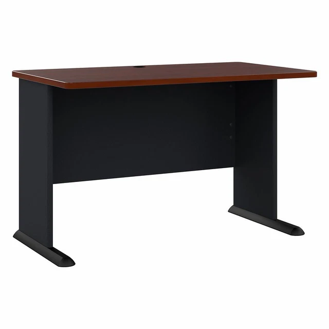 Bush Business Furniture Series A 48W Desk, Hansen Cherry/Galaxy
