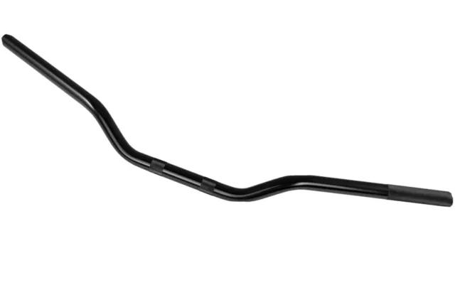 Manubrio Alluminio Moto Scooter Custom Naked Piega Media diametro 22 mm Nero