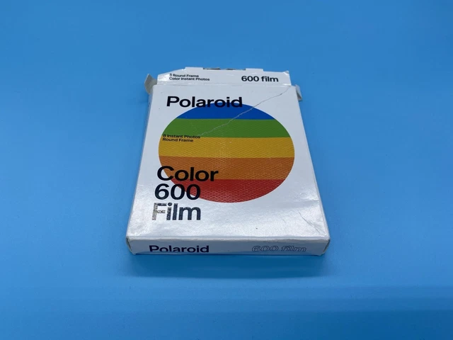 Paquete de película a color Polaroid 600 con marcos redondos (8 tomas)