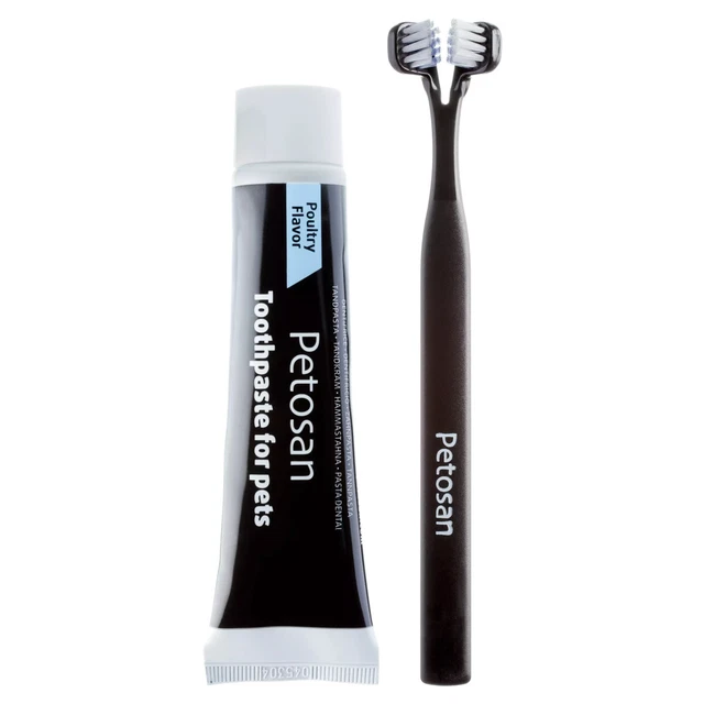 Petosan Dentales Cuidado Kit, Perros Cepillo de Dientes, Varios Tamaños, Nuevo