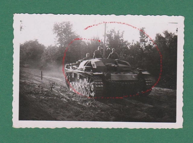 ORIGINAL WK2 PANZER Sturmgeschütz III Stug Panzermänner Pz Sturmgesch ...