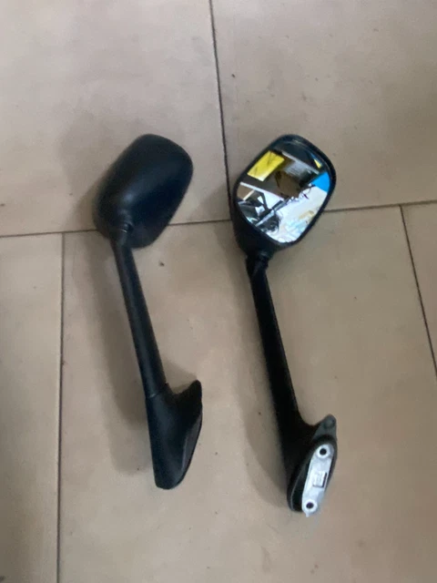 Specchietti Retrovisori Moto Rotondi In Alluminio - Attacco 2,21cm - Foto 9