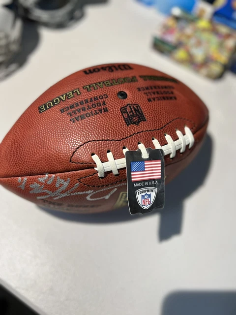 Wilson F1100 Official NFL Game Football With Signatures!!!