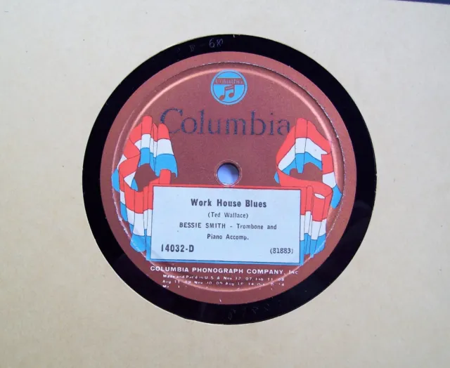 Bessie Smith 78 rpm COLUMBIA 14032