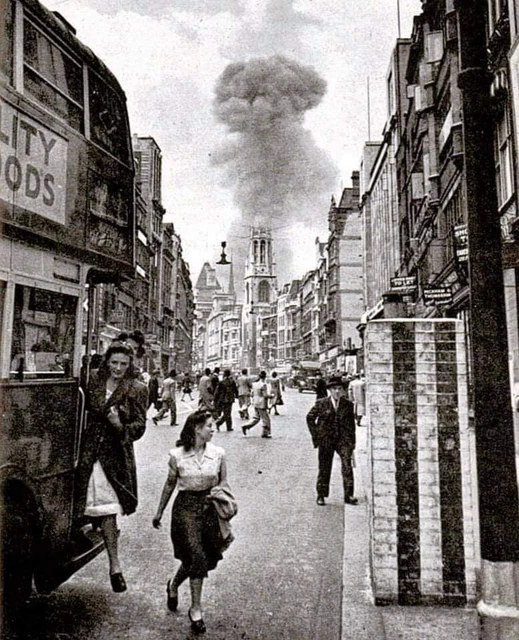 NEW 6 X 4 Photograph Ww2 German V 1 Flying Bomb London 7 EUR 1,71