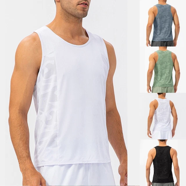 T-shirt allenamento uomo nuovissima sport top traspirante basket t-shirt