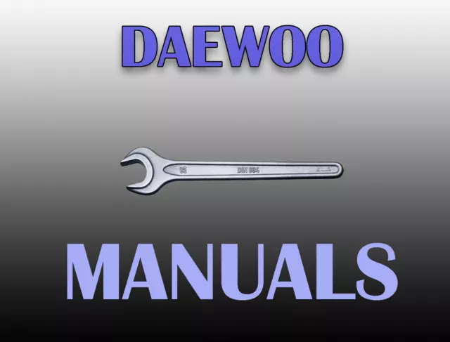 Daewoo Nubira Matiz workshop manual