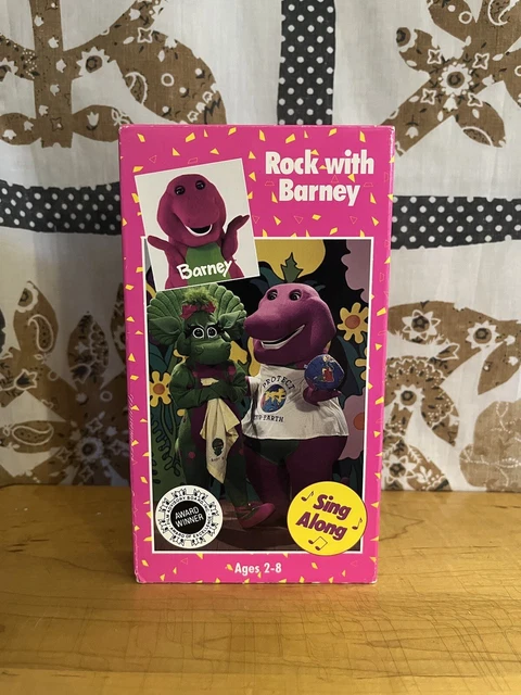 BARNEY VHS - Rock With Barney VHS Sing Along (1991) Great Condition ...