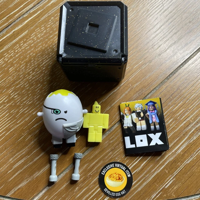 ROBLOX CELEBRITY SERIES 9 Devilled Egg Hat Virtual Item And Figure