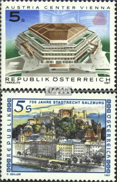 Österreich 1878,1879 (kompl.Ausg.) gestempelt 1987 Sondermarken