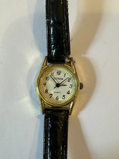CITRON LADIES WATCH S565S CNL With Brown Leather Strap 10.99 PicClick UK
