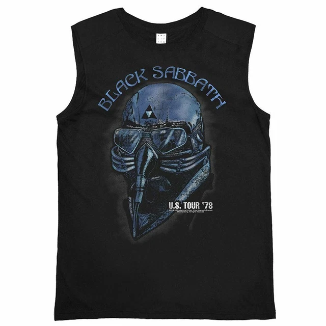 BLACK SABBATH T-Shirt US Tour 78 vest - Size S - Amplified OFFICIAL MERCHANDISE