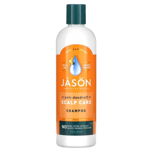 Jason Natural Treatment Shampoo Dandruff Relief 12 fl oz 355 ml Leaping Bunny,