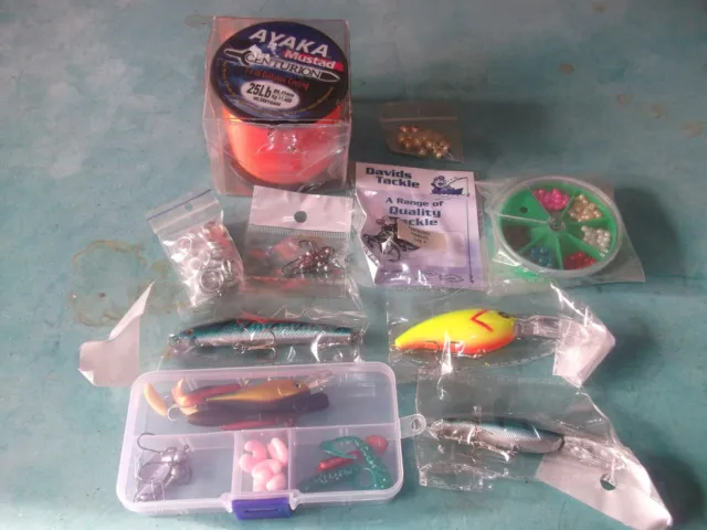 3X MINI BOXES With Imitation Bait & Bait Stops Used Carp Fishing
