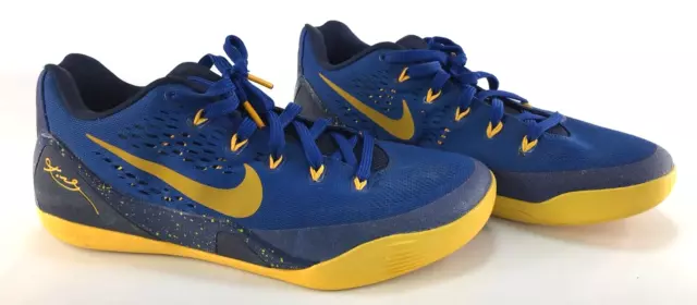 NIKE KOBE 9 IX EM Gym Blue University Gold Yellow Size 8.5 Sneakers 646701 474 220.77 PicClick