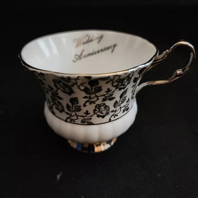 English Royal Windsor 25TH Silver Anniversary Tea Cup Vintage