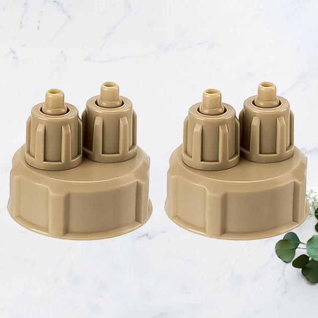 2 piezas Tapa de botella de reactor CO2 HÁGALO USTED MISMO Difusor de aire CO2