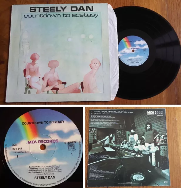 Disque vinyle LP 33t RPM 12" STEELY DAN «Countdown to ecstasy» GERMANY 1979